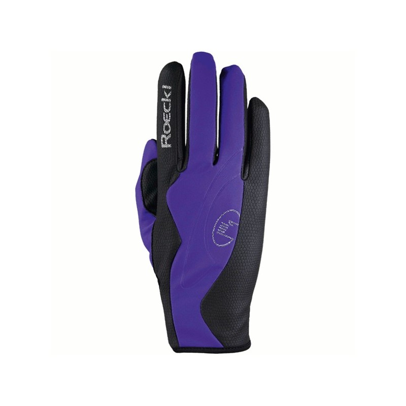 Gants de femme Roeckl Erica noir-pourpre Gants de femme Roeckl Erica noir-pourpre